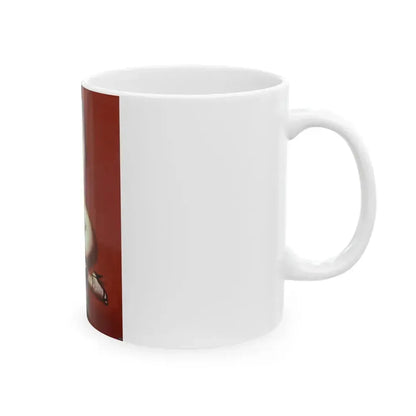 Bettie Page #843 (Vintage Female Icon) White Coffee Mug - Go Mug Yourself