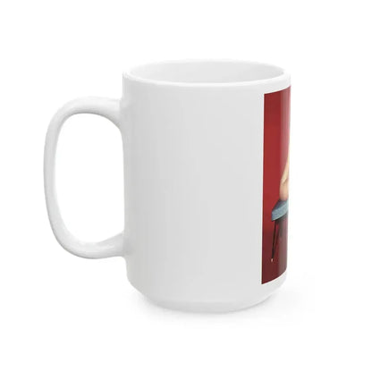 Bettie Page #844 (Vintage Female Icon) White Coffee Mug - Go Mug Yourself