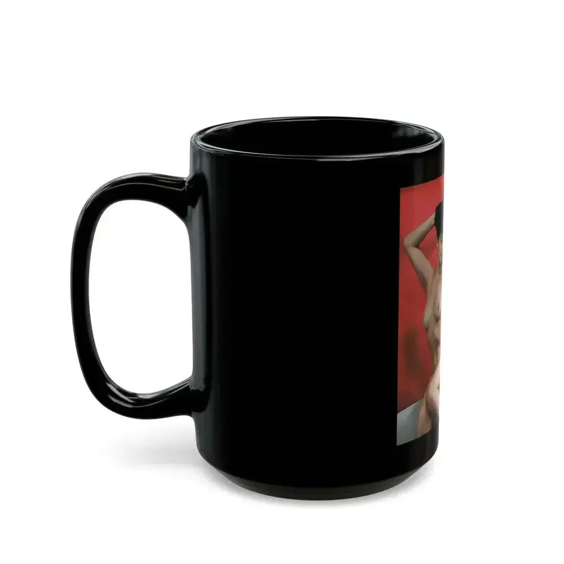 Bettie Page #85 (Vintage Female Icon) Black Coffee Mug - Go Mug Yourself