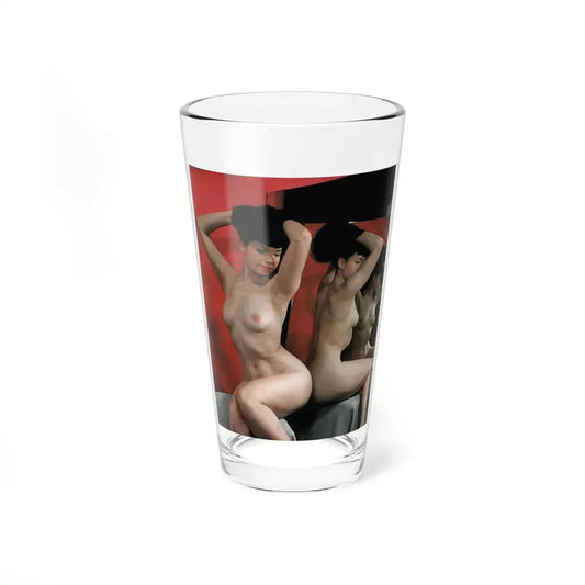 Bettie Page #85 (Vintage Female Icon) Pint Glass 16oz 16oz - Go Mug Yourself