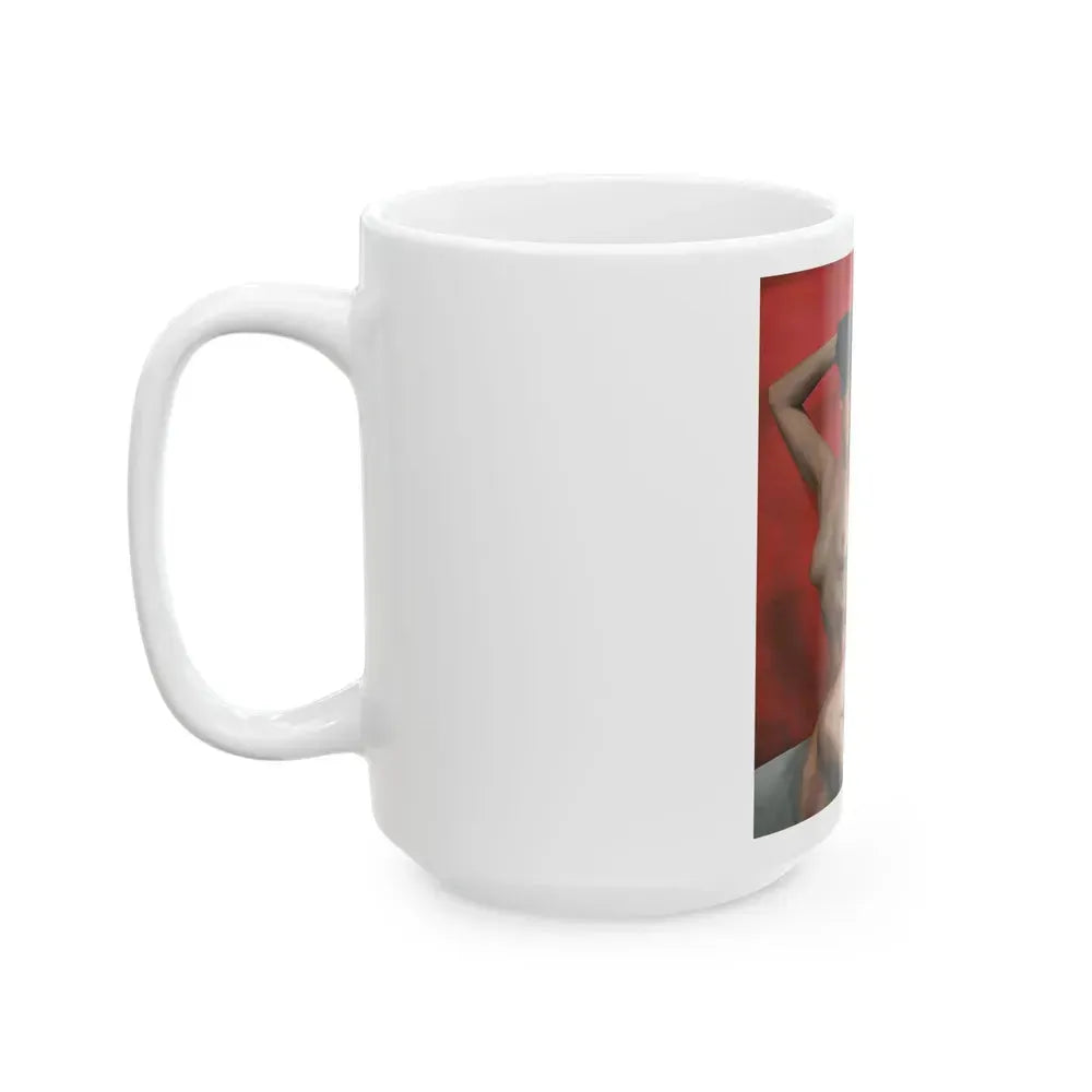 Bettie Page #85 (Vintage Female Icon) White Coffee Mug - Go Mug Yourself