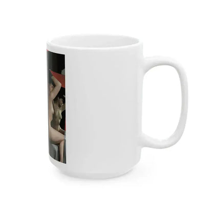 Bettie Page #85 (Vintage Female Icon) White Coffee Mug - Go Mug Yourself