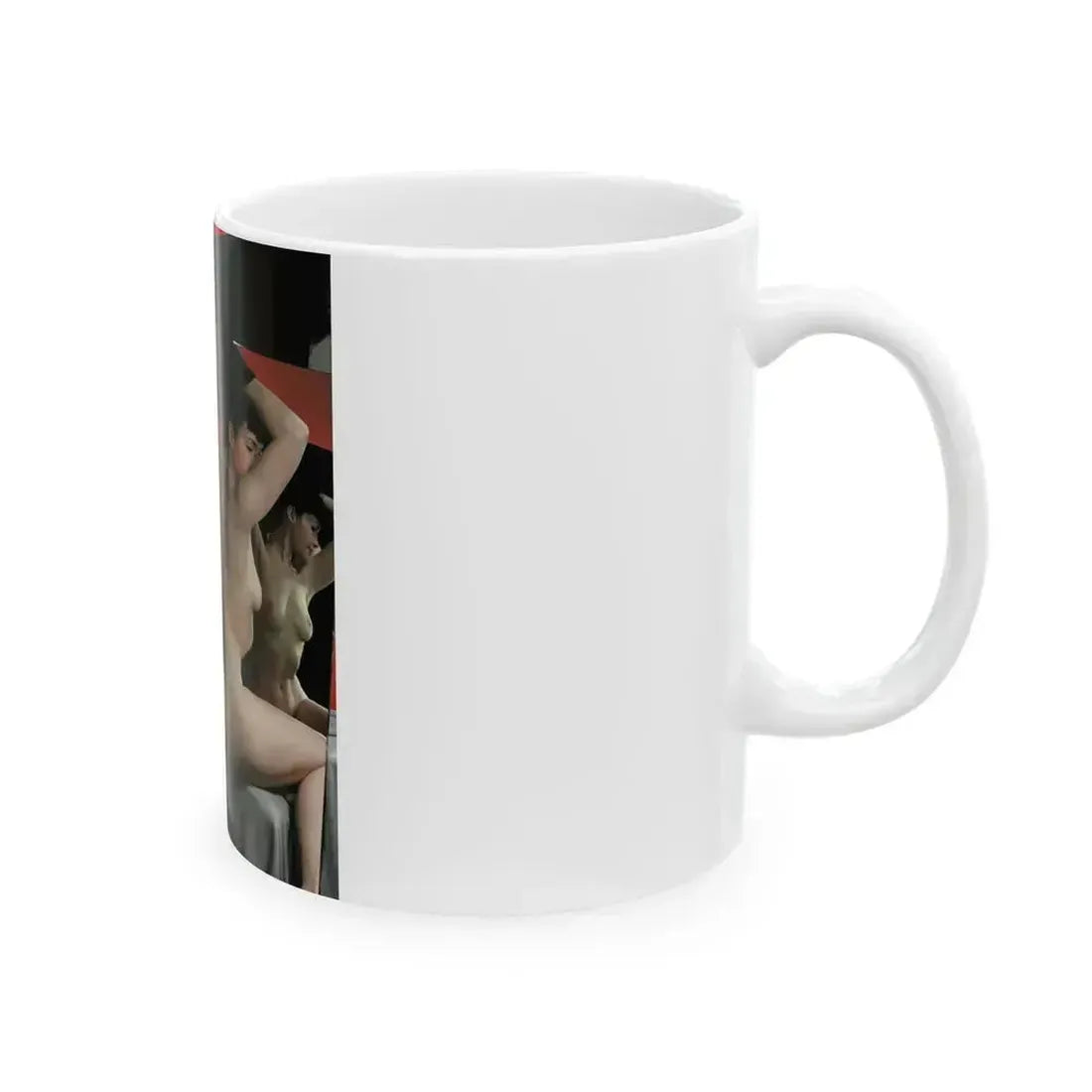 Bettie Page #85 (Vintage Female Icon) White Coffee Mug - Go Mug Yourself