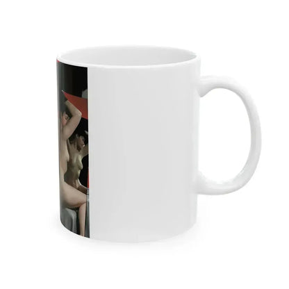 Bettie Page #85 (Vintage Female Icon) White Coffee Mug - Go Mug Yourself