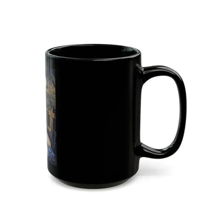 Bettie Page #859 (Vintage Female Icon) Black Coffee Mug - Go Mug Yourself