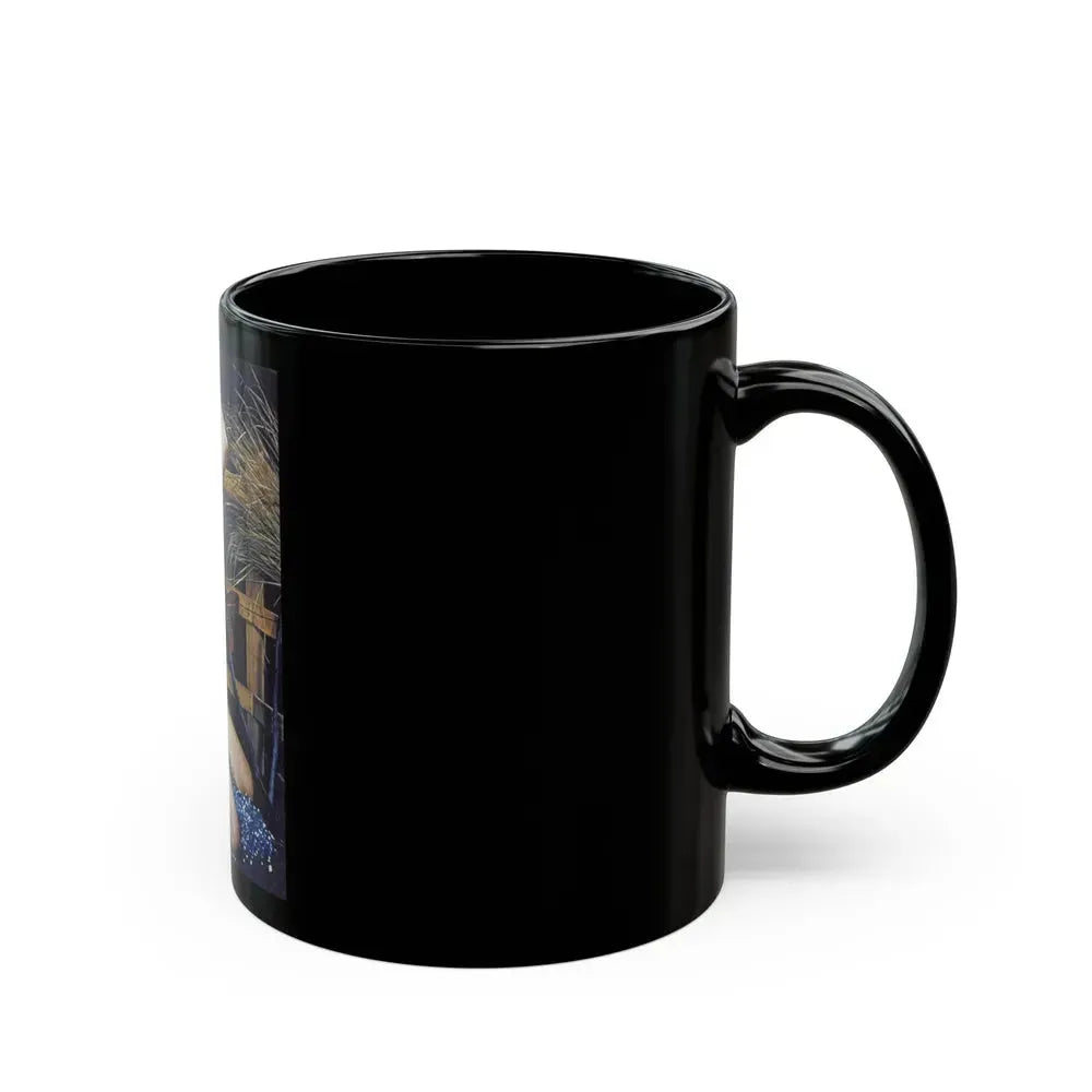 Bettie Page #859 (Vintage Female Icon) Black Coffee Mug - Go Mug Yourself