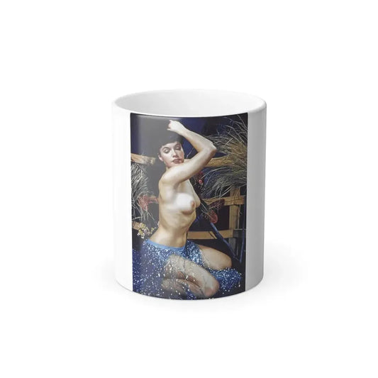 Bettie Page #859 (Vintage Female Icon) Color Changing Mug 11oz 11oz - Go Mug Yourself