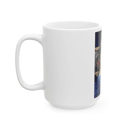 Bettie Page #859 (Vintage Female Icon) White Coffee Mug - Go Mug Yourself