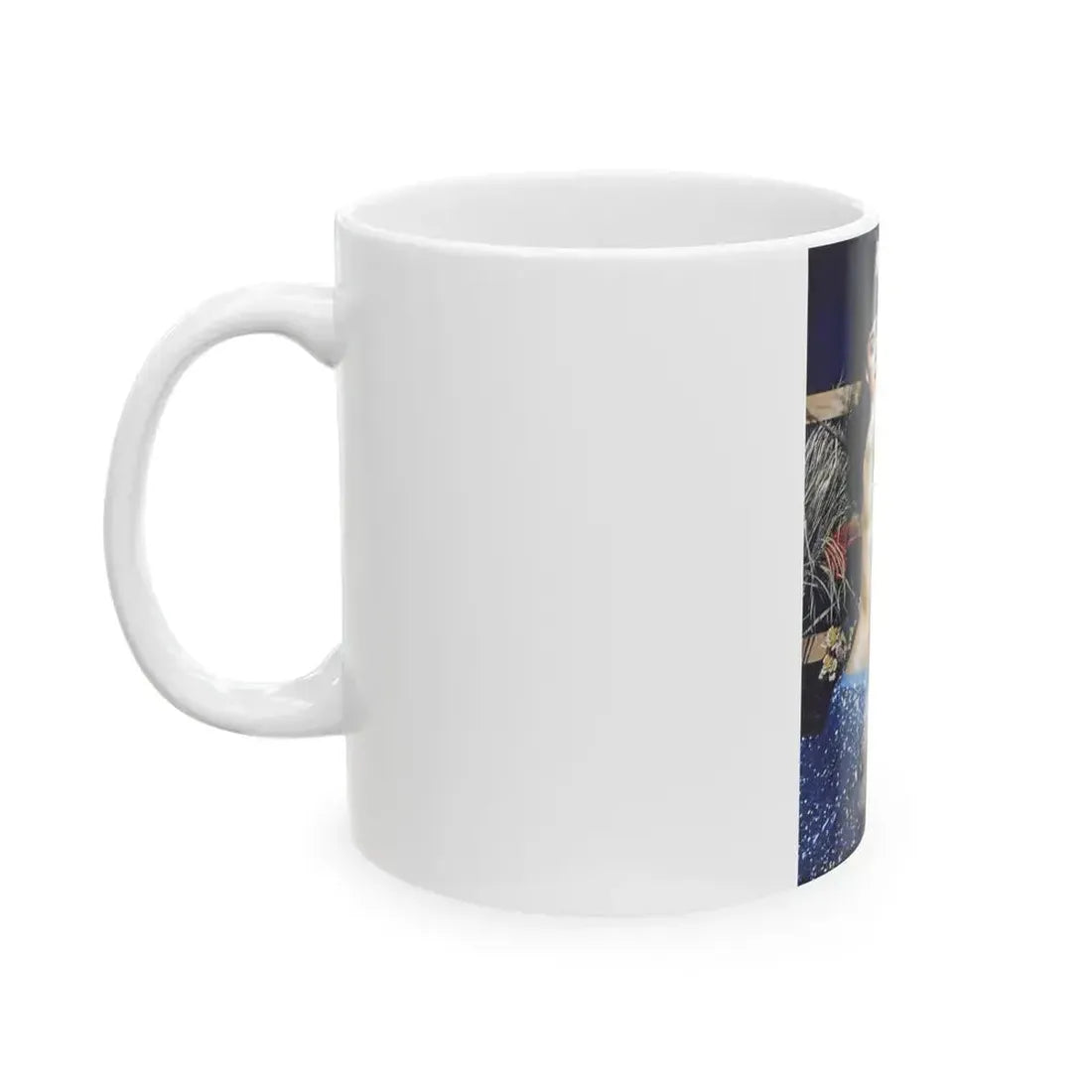 Bettie Page #859 (Vintage Female Icon) White Coffee Mug - Go Mug Yourself