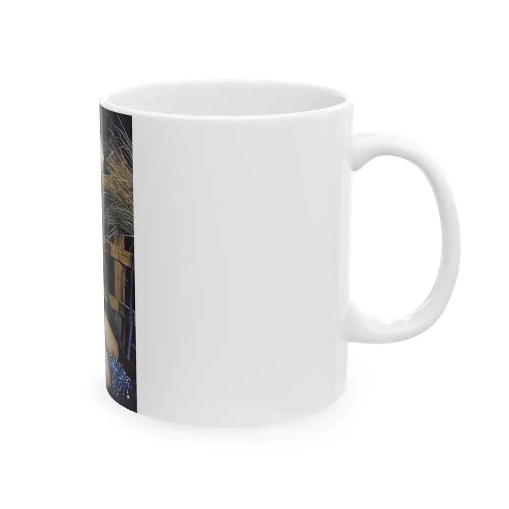 Bettie Page #859 (Vintage Female Icon) White Coffee Mug - Go Mug Yourself