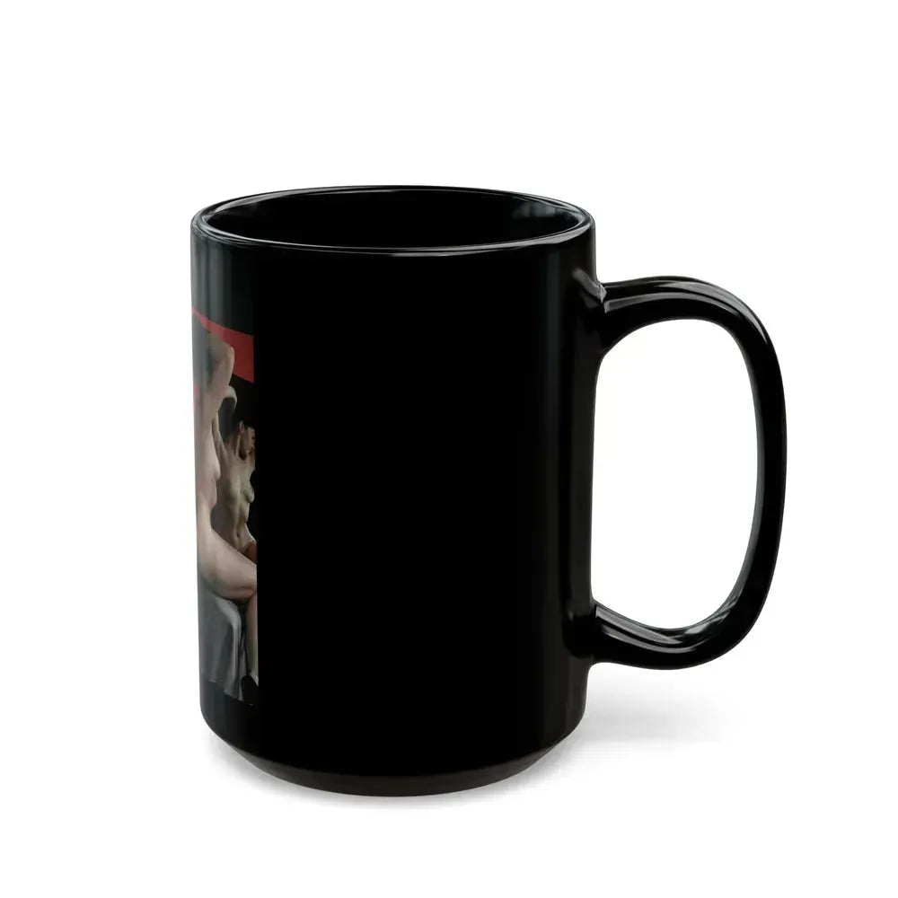 Bettie Page #86 (Vintage Female Icon) Black Coffee Mug - Go Mug Yourself
