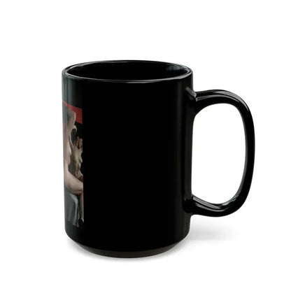 Bettie Page #86 (Vintage Female Icon) Black Coffee Mug - Go Mug Yourself