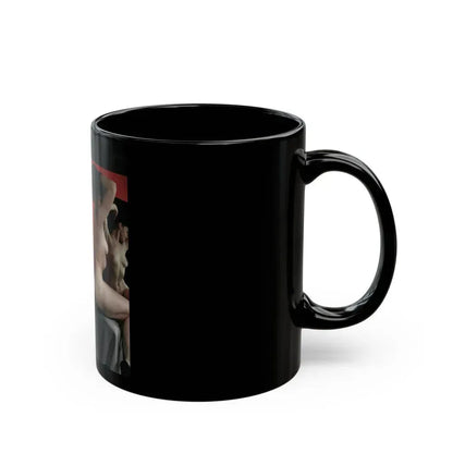 Bettie Page #86 (Vintage Female Icon) Black Coffee Mug - Go Mug Yourself