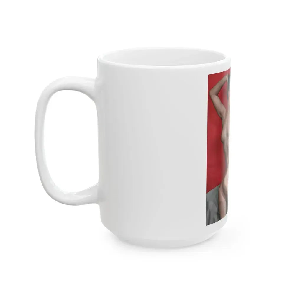 Bettie Page #86 (Vintage Female Icon) White Coffee Mug - Go Mug Yourself