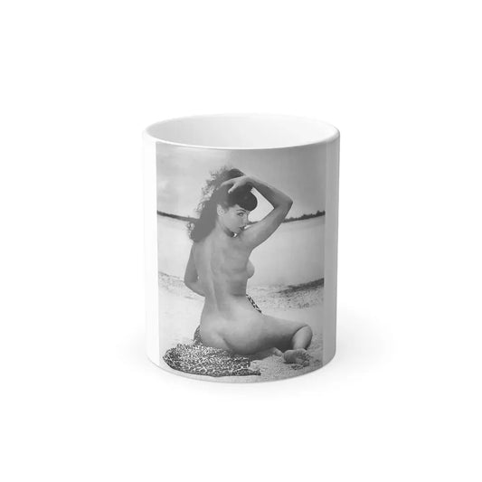 Bettie Page #860 (Vintage Female Icon) Color Changing Mug 11oz 11oz - Go Mug Yourself