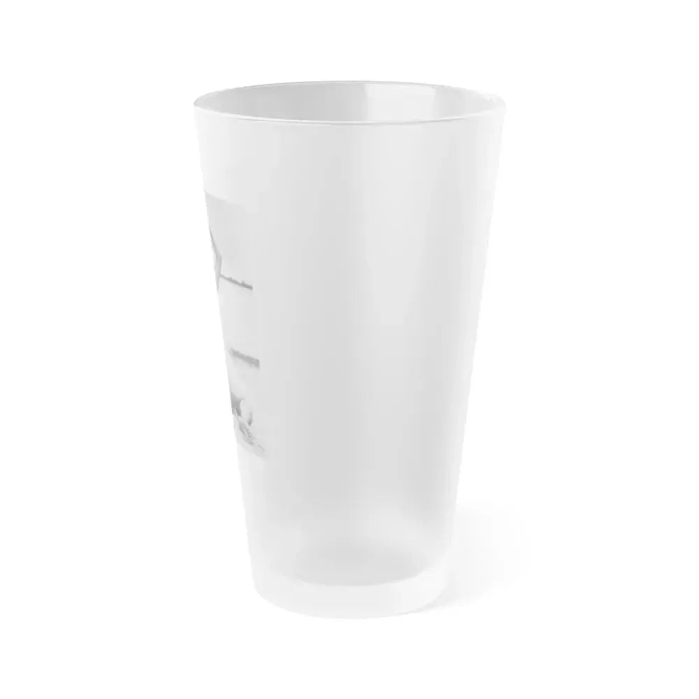Bettie Page #860 (Vintage Female Icon) Frosted Pint Glass 16oz - Go Mug Yourself