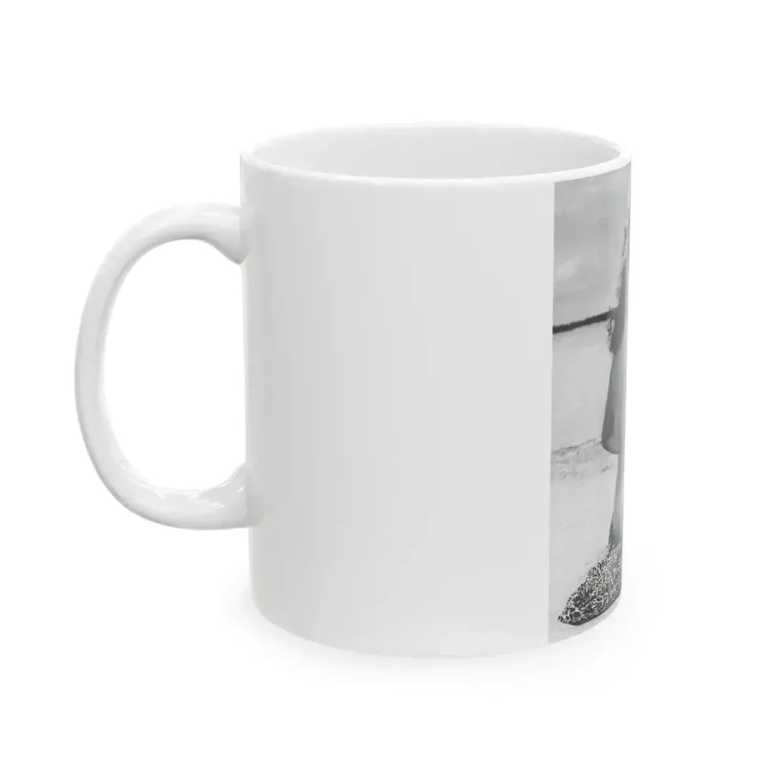 Bettie Page #860 (Vintage Female Icon) White Coffee Mug - Go Mug Yourself