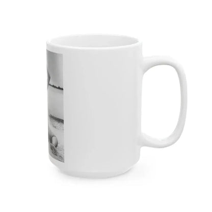 Bettie Page #860 (Vintage Female Icon) White Coffee Mug - Go Mug Yourself