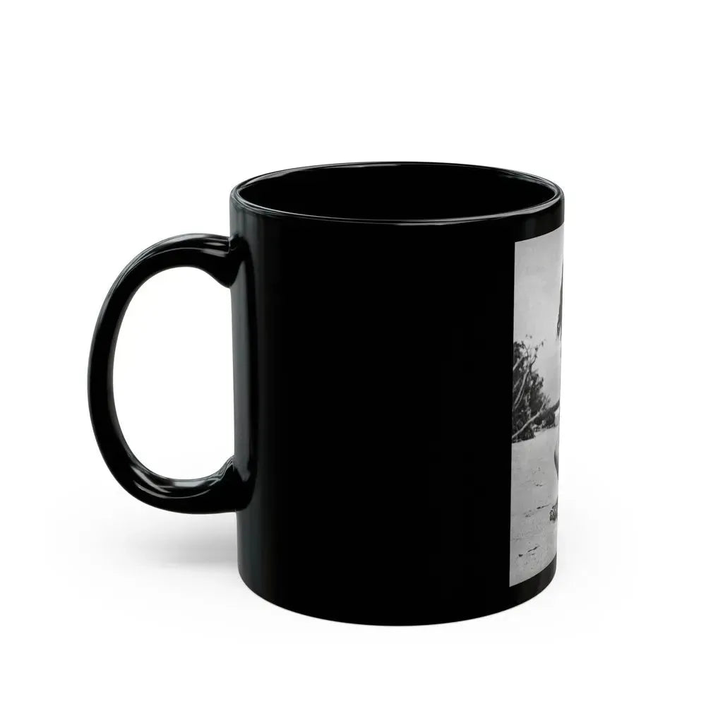 Bettie Page #861 (Vintage Female Icon) Black Coffee Mug - Go Mug Yourself