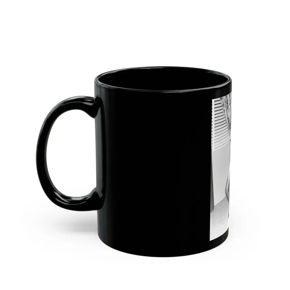 Bettie Page #862 (Vintage Female Icon) Black Coffee Mug - Go Mug Yourself