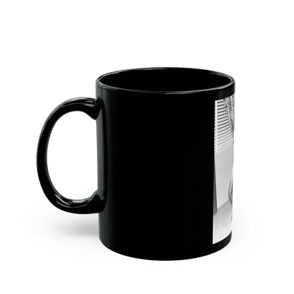 Bettie Page #862 (Vintage Female Icon) Black Coffee Mug - Go Mug Yourself