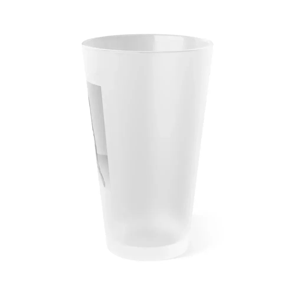 Bettie Page #862 (Vintage Female Icon) Frosted Pint Glass 16oz - Go Mug Yourself