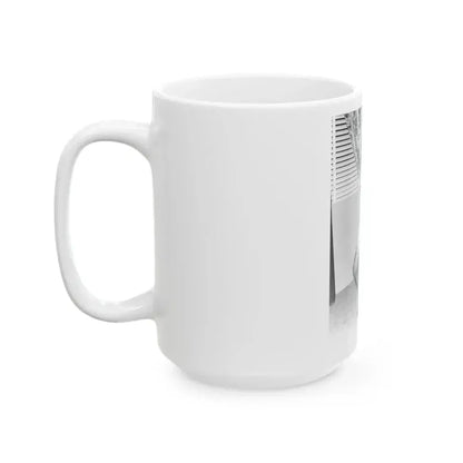 Bettie Page #862 (Vintage Female Icon) White Coffee Mug - Go Mug Yourself