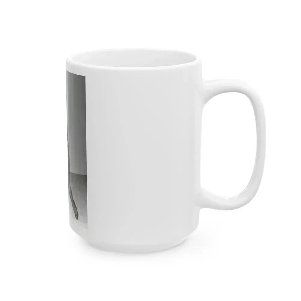 Bettie Page #862 (Vintage Female Icon) White Coffee Mug - Go Mug Yourself