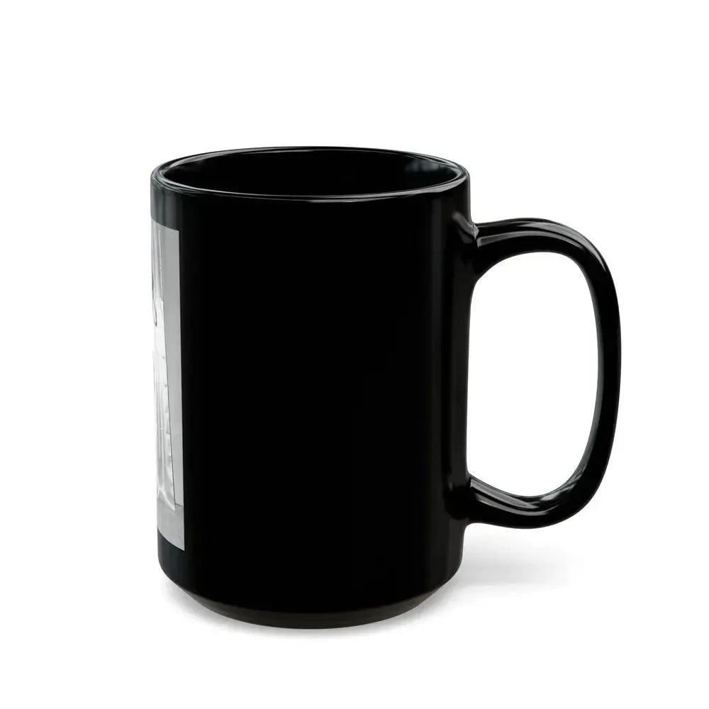 Bettie Page #863 (Vintage Female Icon) Black Coffee Mug - Go Mug Yourself