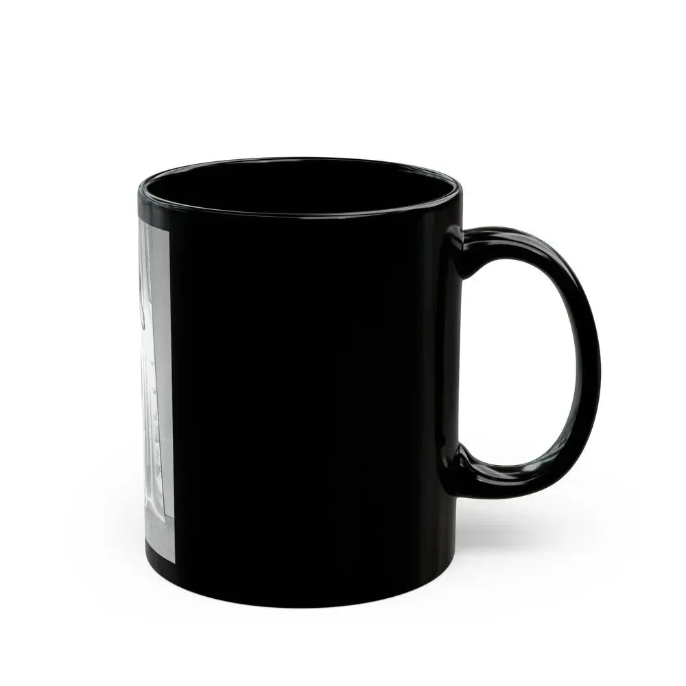 Bettie Page #863 (Vintage Female Icon) Black Coffee Mug - Go Mug Yourself