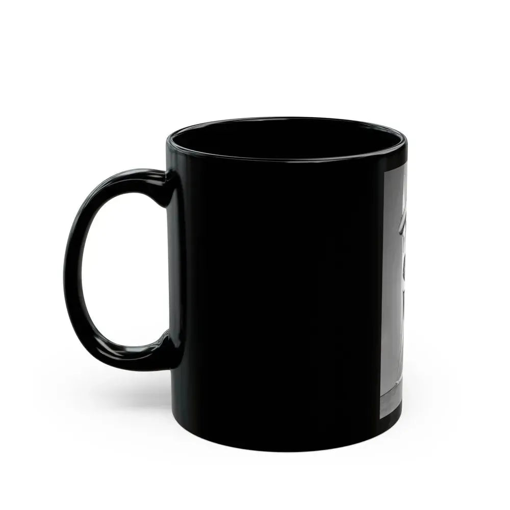 Bettie Page #863 (Vintage Female Icon) Black Coffee Mug - Go Mug Yourself
