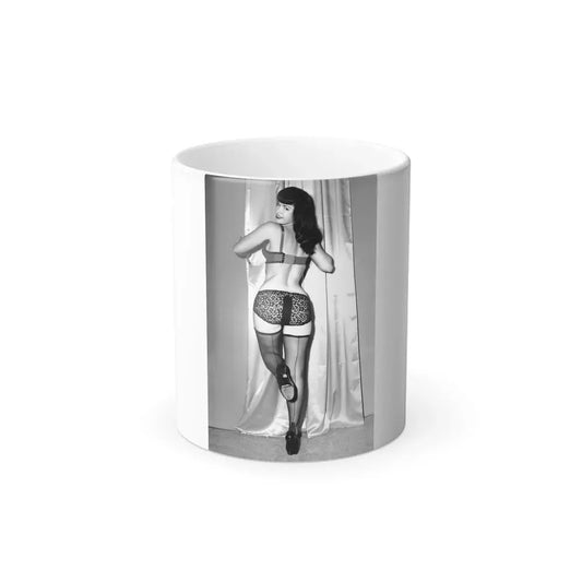 Bettie Page #863 (Vintage Female Icon) Color Changing Mug 11oz 11oz - Go Mug Yourself