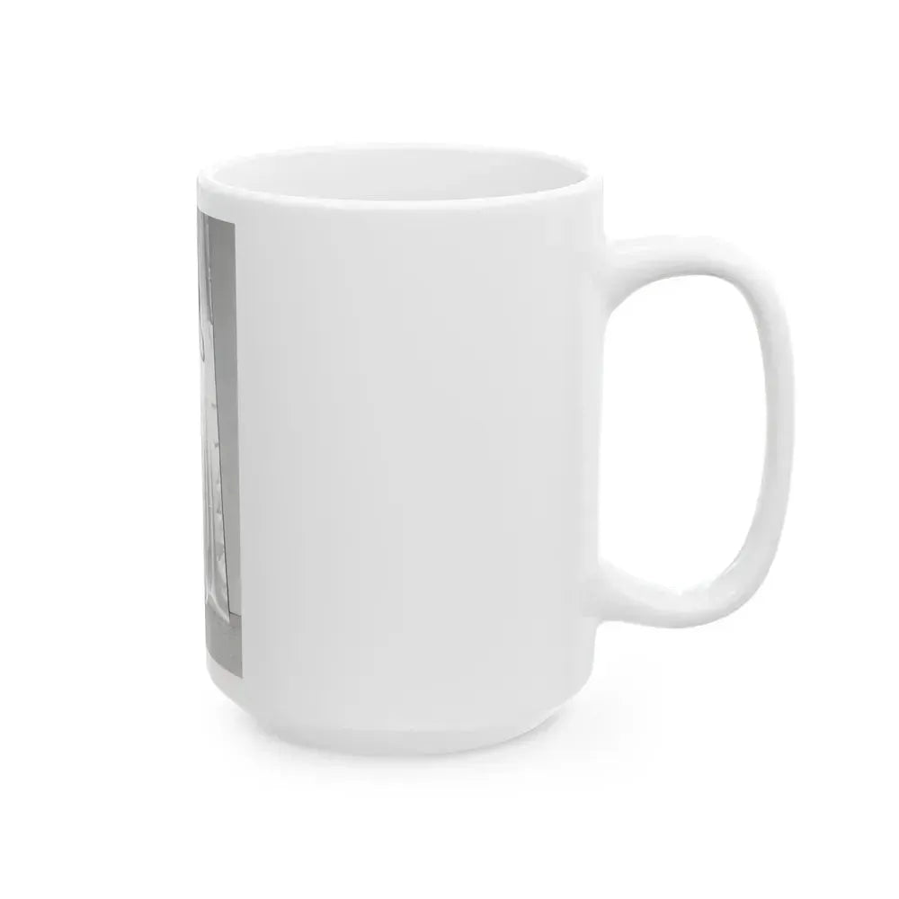 Bettie Page #863 (Vintage Female Icon) White Coffee Mug - Go Mug Yourself