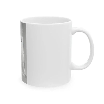 Bettie Page #863 (Vintage Female Icon) White Coffee Mug - Go Mug Yourself