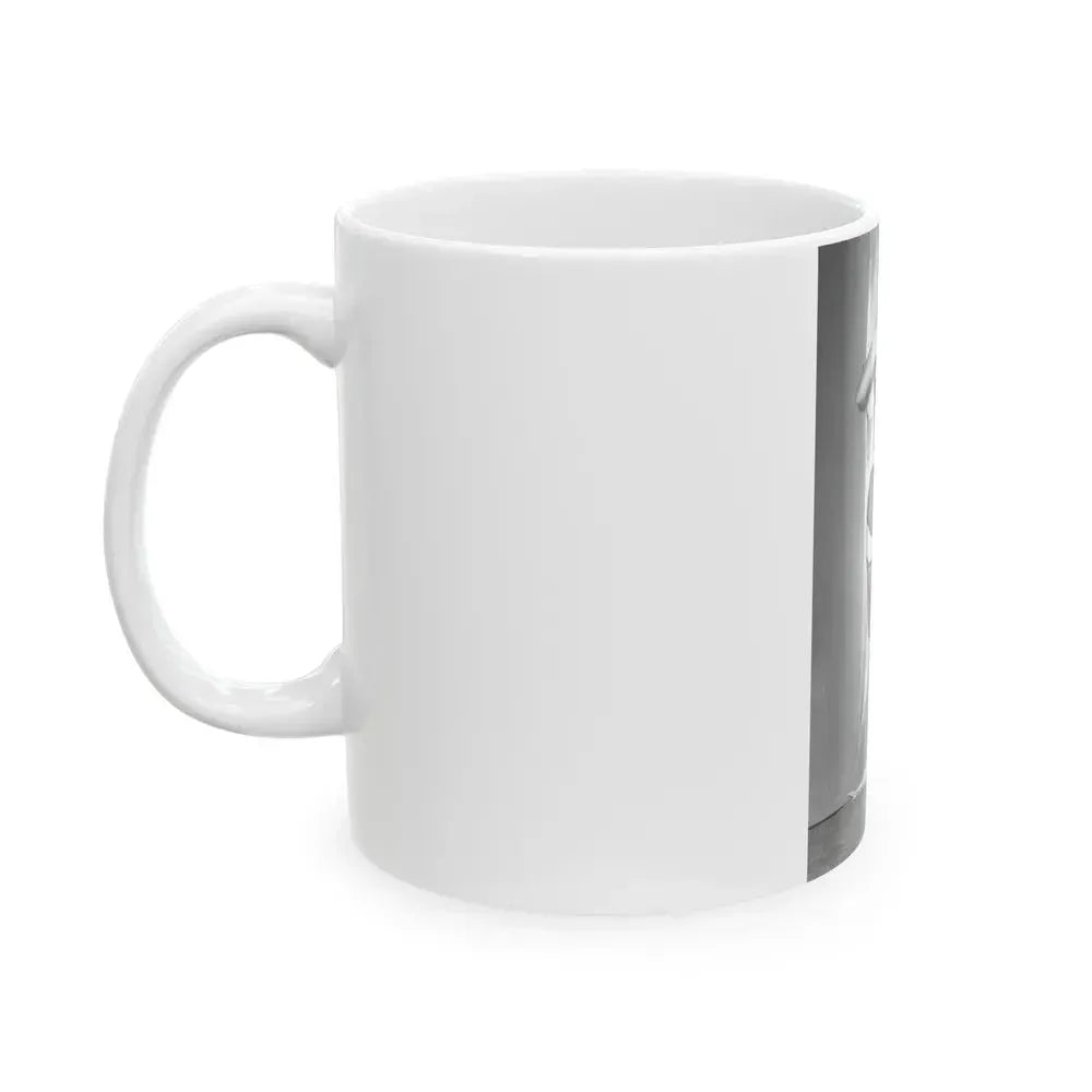 Bettie Page #863 (Vintage Female Icon) White Coffee Mug - Go Mug Yourself