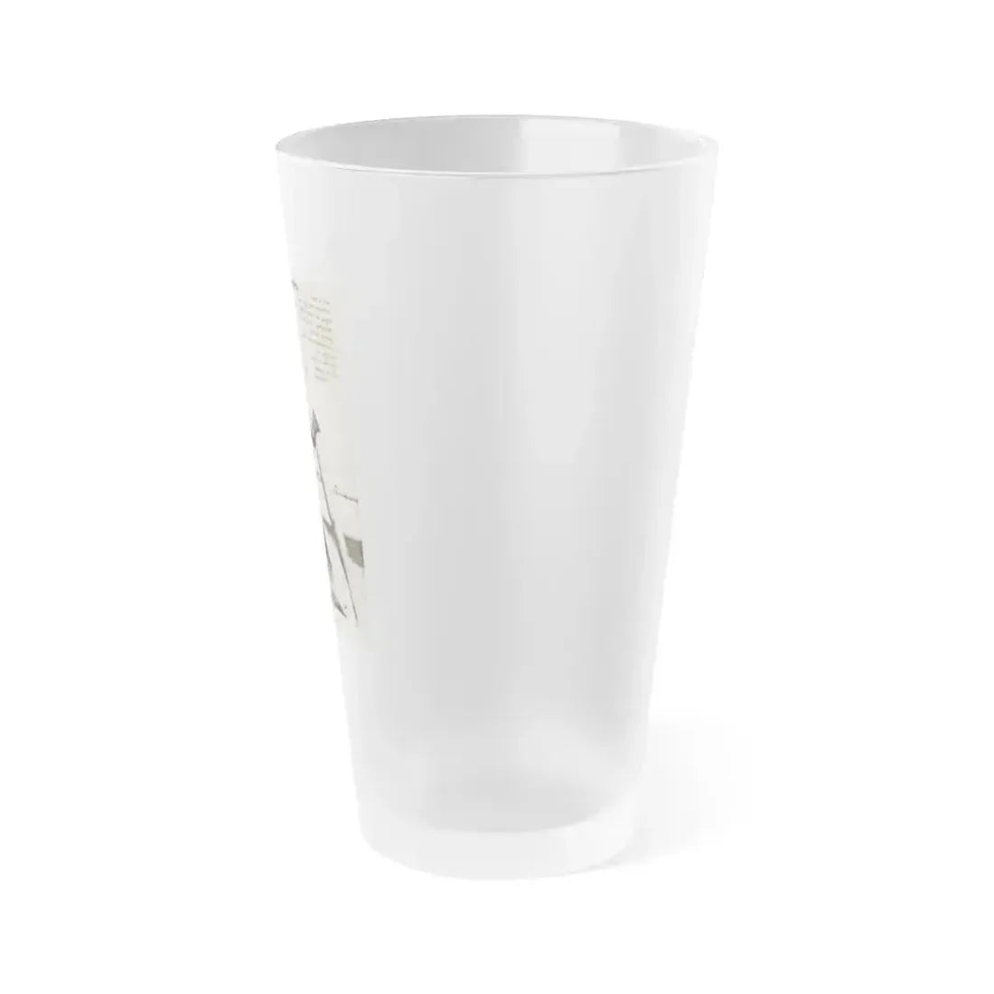 Bettie Page #864 (Vintage Female Icon) Frosted Pint Glass 16oz - Go Mug Yourself