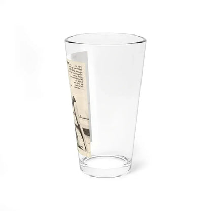 Bettie Page #864 (Vintage Female Icon) Pint Glass 16oz - Go Mug Yourself