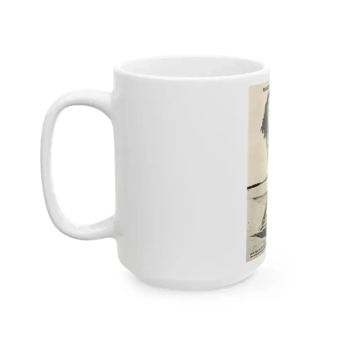 Bettie Page #864 (Vintage Female Icon) White Coffee Mug - Go Mug Yourself