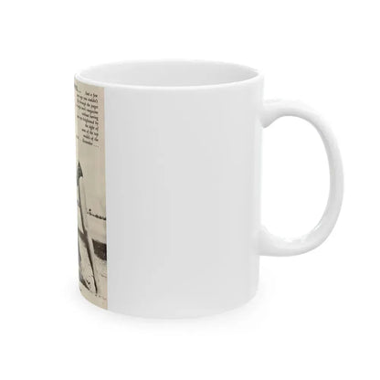 Bettie Page #864 (Vintage Female Icon) White Coffee Mug - Go Mug Yourself