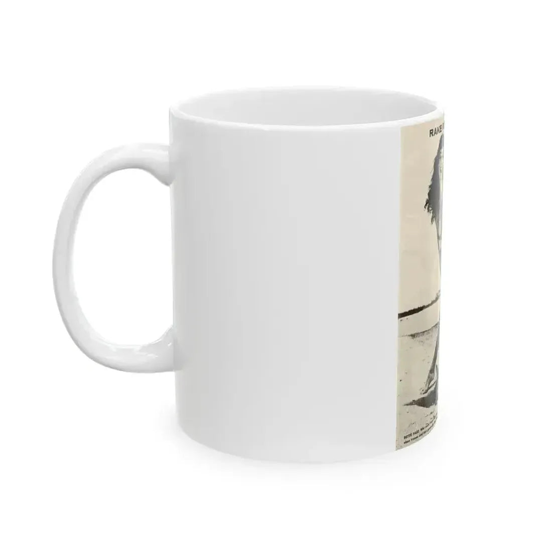 Bettie Page #864 (Vintage Female Icon) White Coffee Mug - Go Mug Yourself