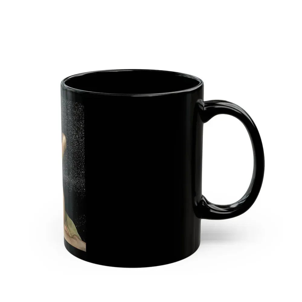 Bettie Page #87 (Vintage Female Icon) Black Coffee Mug - Go Mug Yourself