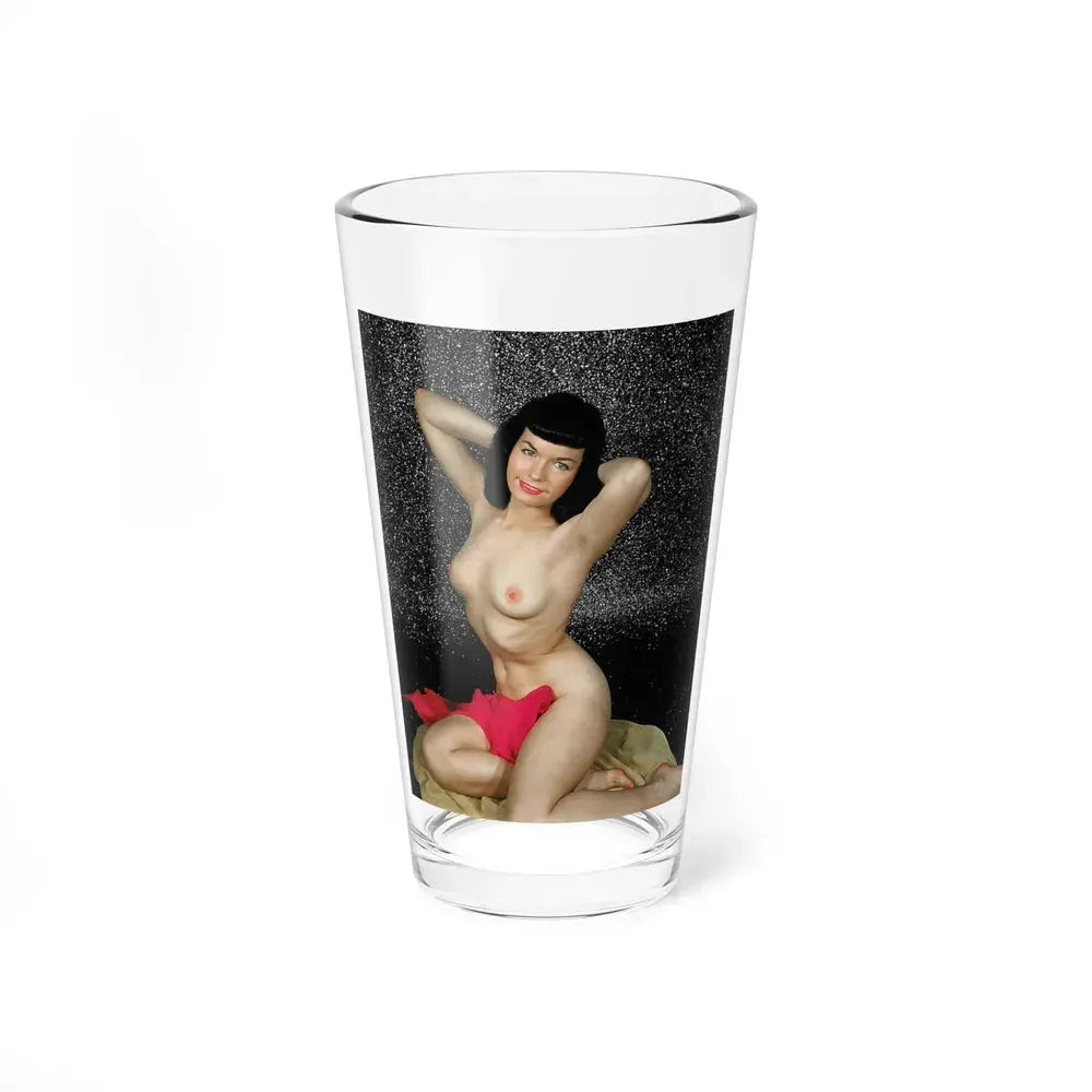 Bettie Page #87 (Vintage Female Icon) Pint Glass 16oz 16oz - Go Mug Yourself