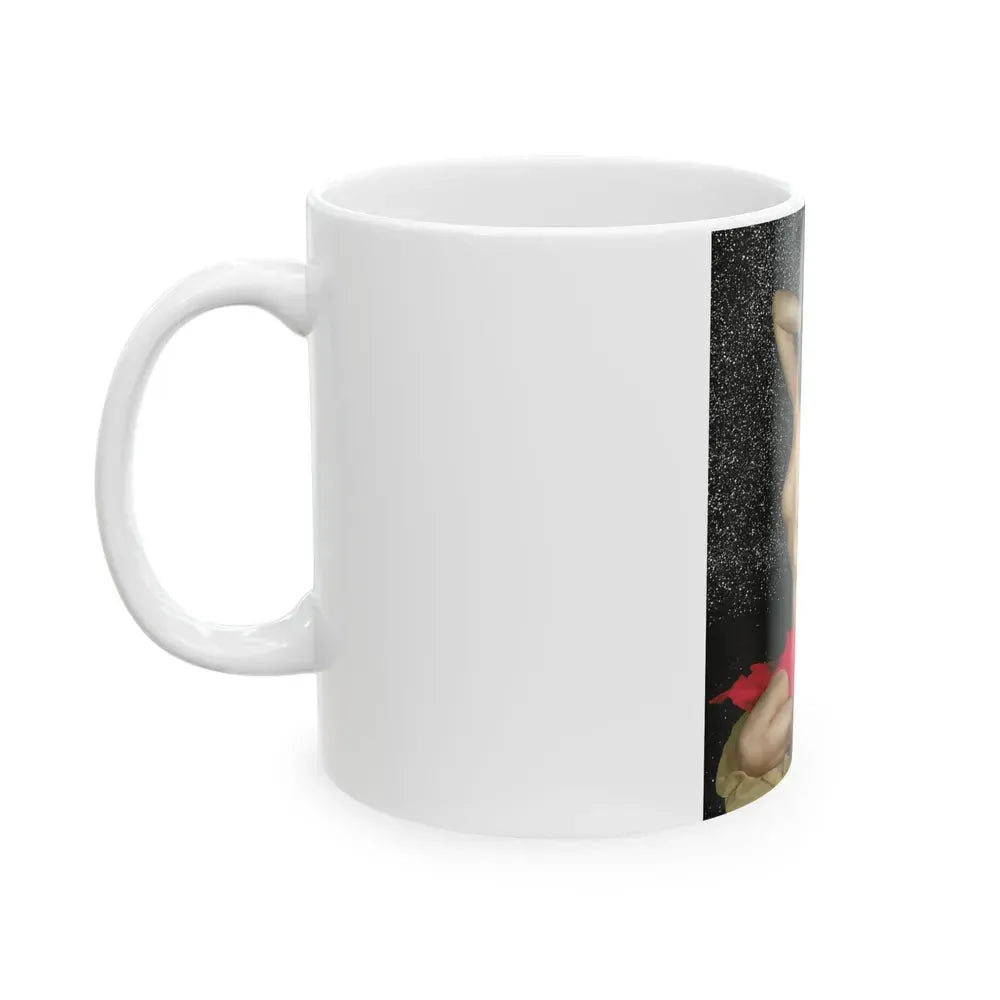Bettie Page #87 (Vintage Female Icon) White Coffee Mug - Go Mug Yourself