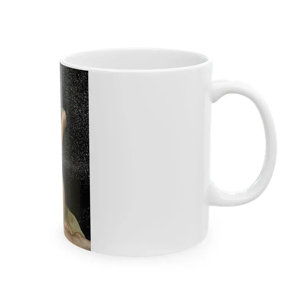Bettie Page #87 (Vintage Female Icon) White Coffee Mug - Go Mug Yourself