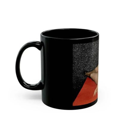 Bettie Page #88 (Vintage Female Icon) Black Coffee Mug - Go Mug Yourself