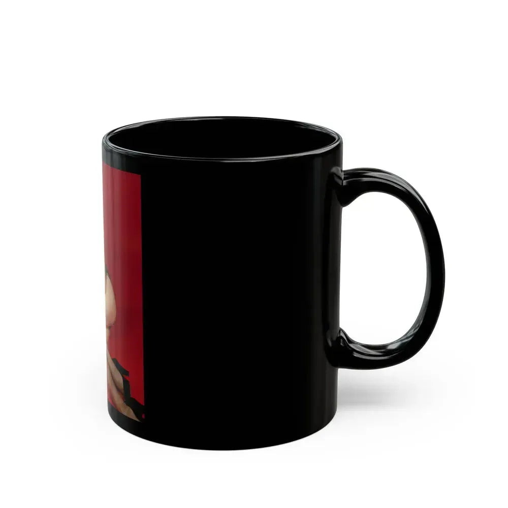 Bettie Page #89 (Vintage Female Icon) Black Coffee Mug - Go Mug Yourself