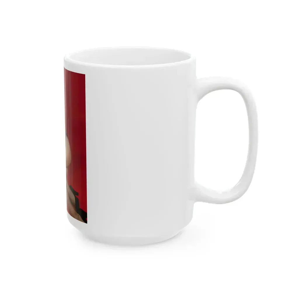 Bettie Page #89 (Vintage Female Icon) White Coffee Mug - Go Mug Yourself