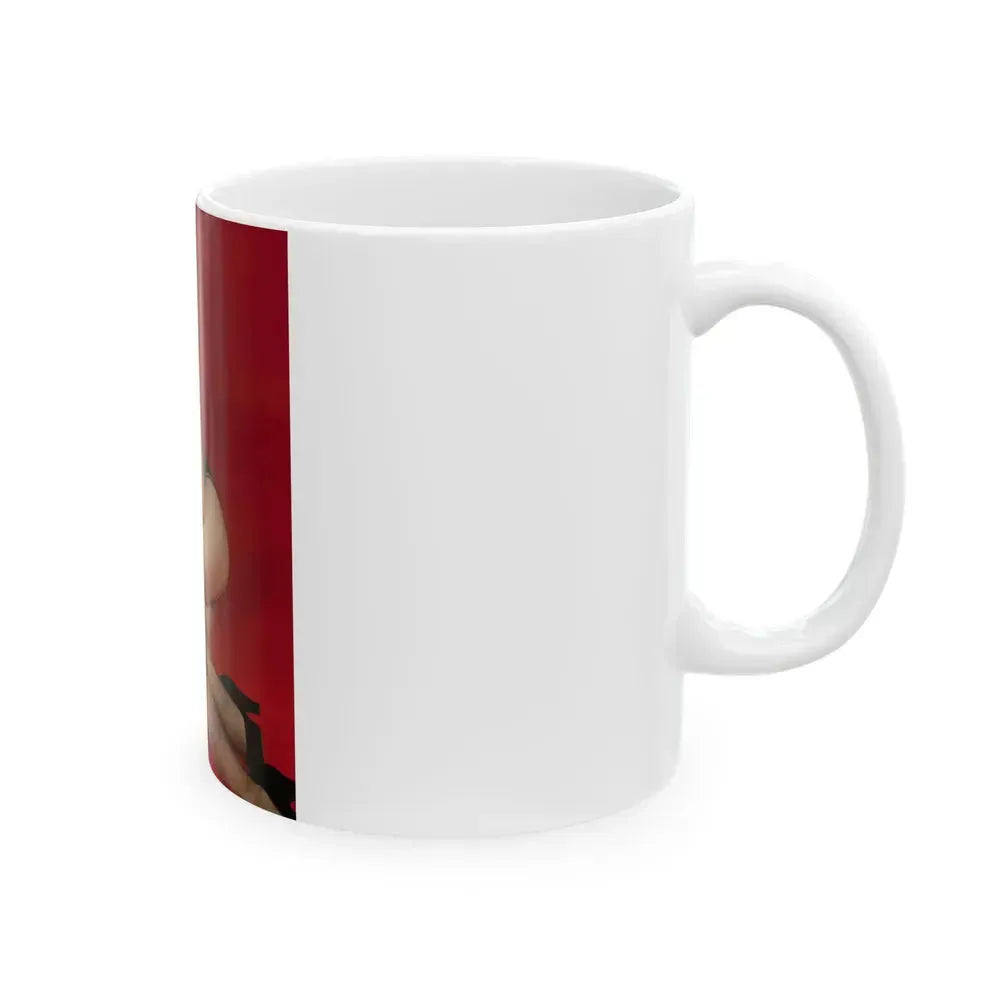 Bettie Page #89 (Vintage Female Icon) White Coffee Mug - Go Mug Yourself