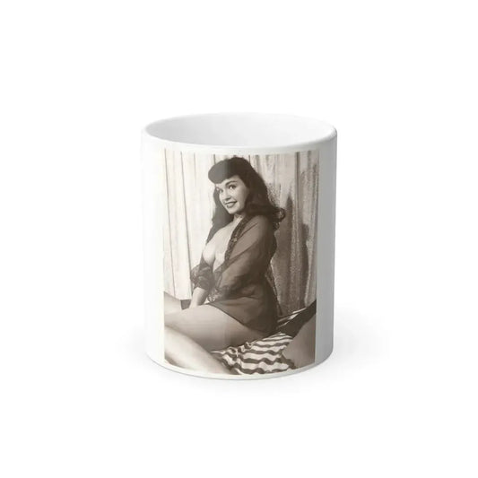 Bettie Page #890 (Vintage Female Icon) Color Changing Mug 11oz 11oz - Go Mug Yourself