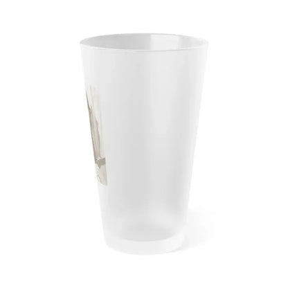 Bettie Page #890 (Vintage Female Icon) Frosted Pint Glass 16oz - Go Mug Yourself